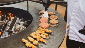 Barbecue bij Van der Valk