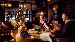 Kerstdiner met familie bij Van der Valk